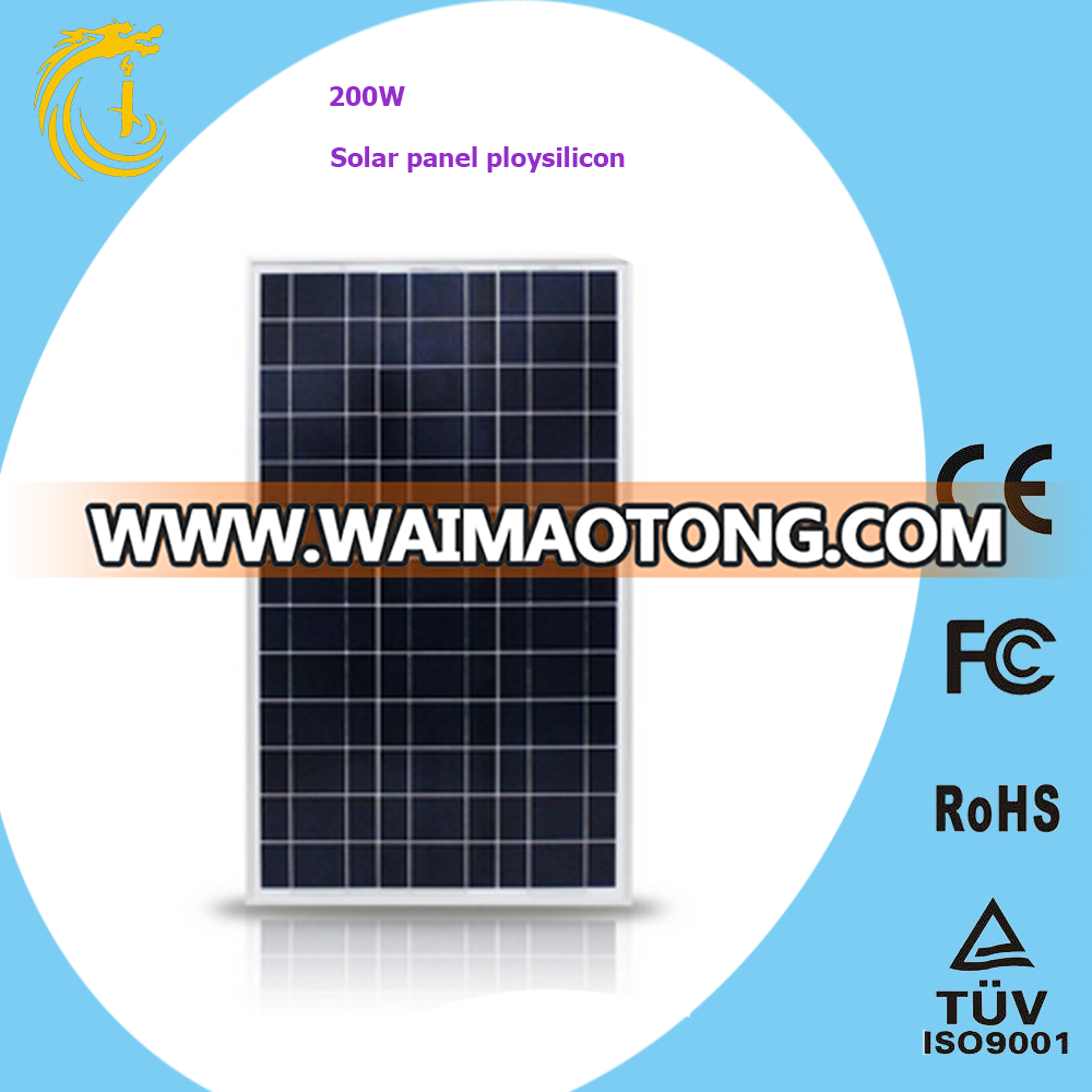 Small MOQ 72 cells 200W chinese poly thermophotovoltaic cells